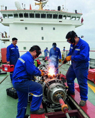 Illustrative marine 9 ton anchor replacement